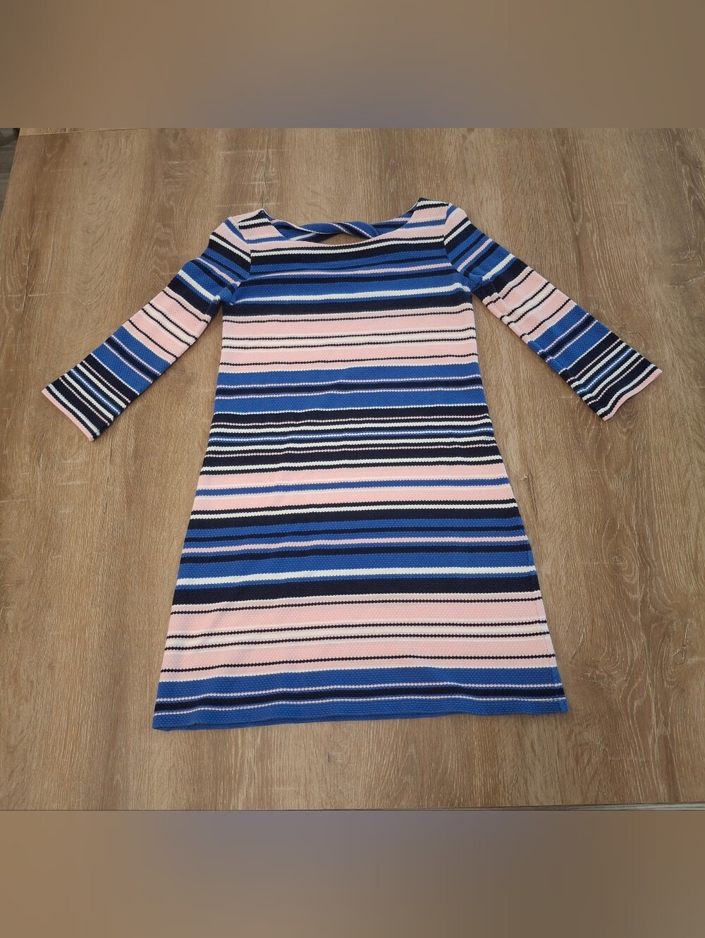 Lilly Pulitzer Striped Twisted Back Shift Dress Women's XXS Multicolored *603*